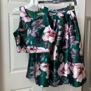 Two piece Matching Skirt and Top